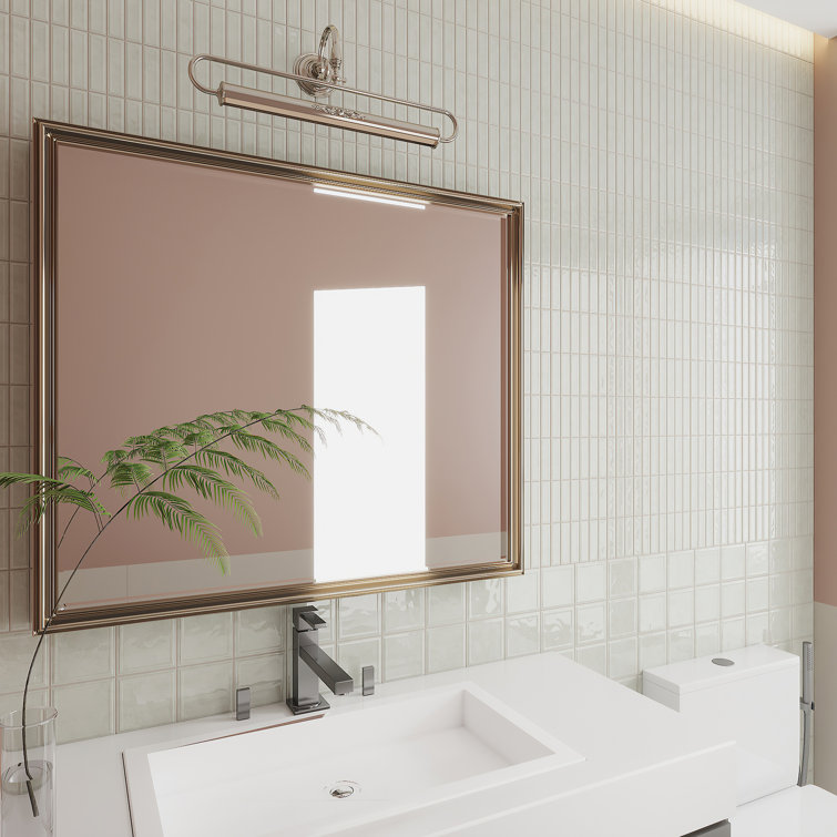 Lineas 8"x 8" White Glossy Ceramic Wall Tile