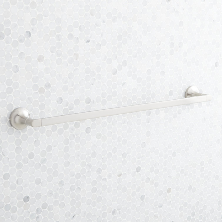 Brushed Nickel 26" Wall Mounted Towel Bar