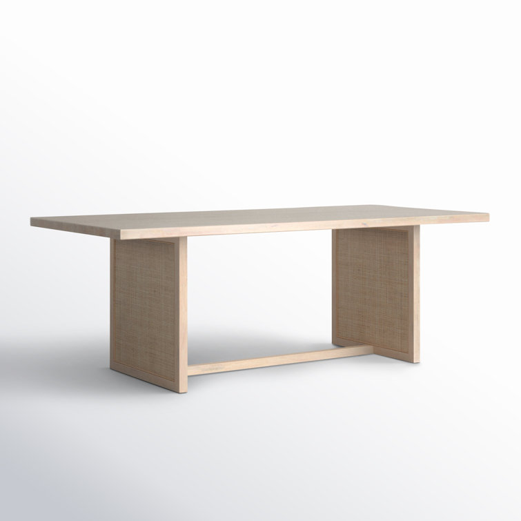 Clarita 84'' Reclaimed White Wash Mango Wood Dining Table