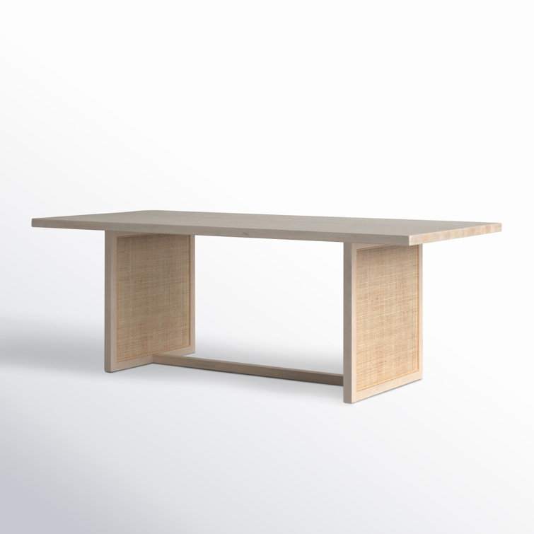 Clarita 84'' Reclaimed White Wash Mango Wood Dining Table