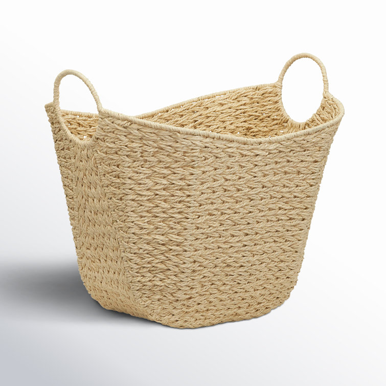 Nude Climate Resistant Seagrass Woven Storage Basket