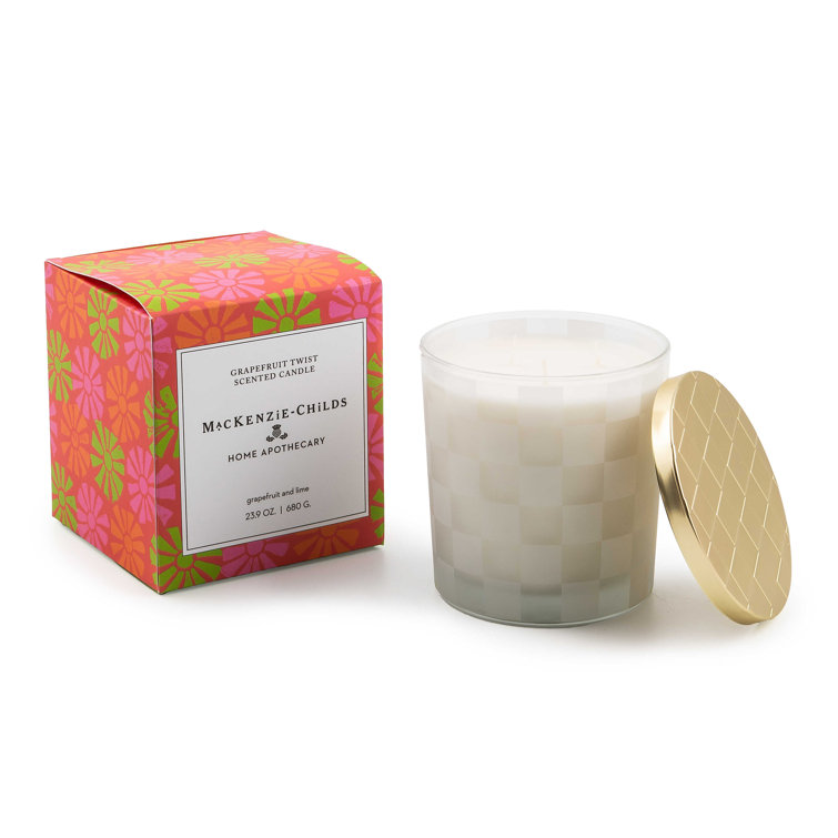Grapefruit Twist 23 oz. Scented Candle with Gold Lid