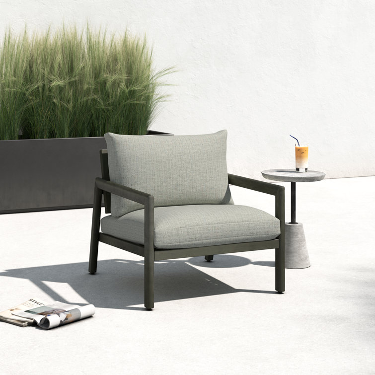 Kasey Outdoor Lounge Chair with Cushion