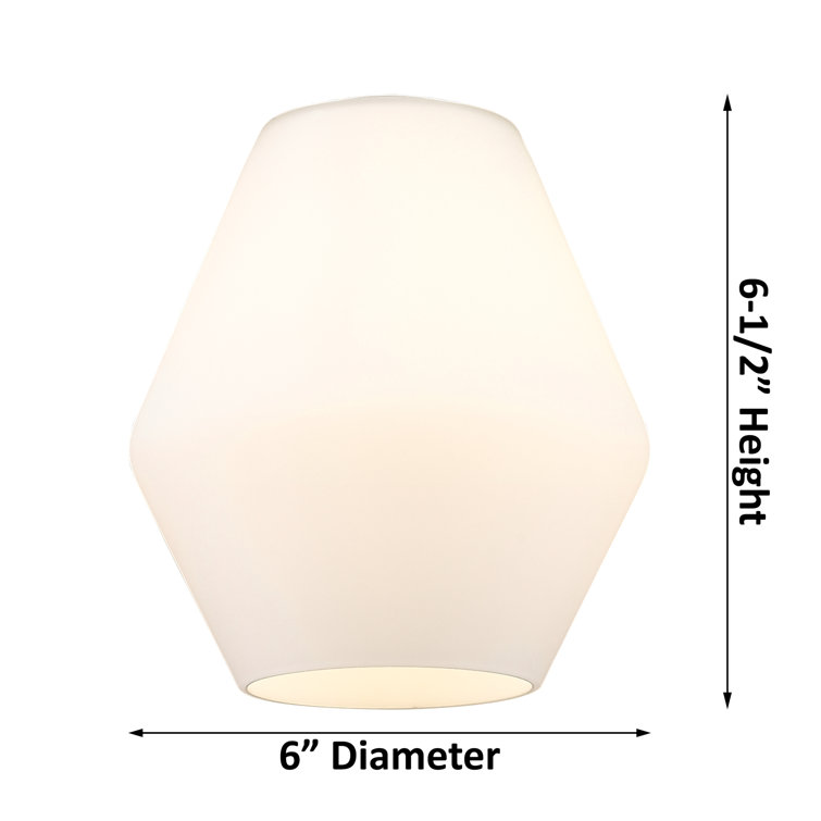 Cindyrella 13.75'' Brushed Satin Nickel Glass Semi-Flush Mount