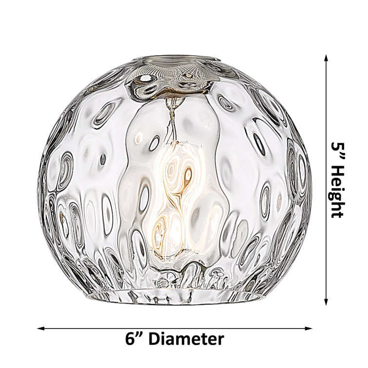 Athens Mini Pendant Light with Clear Glass Shade and Satin Gold Finish