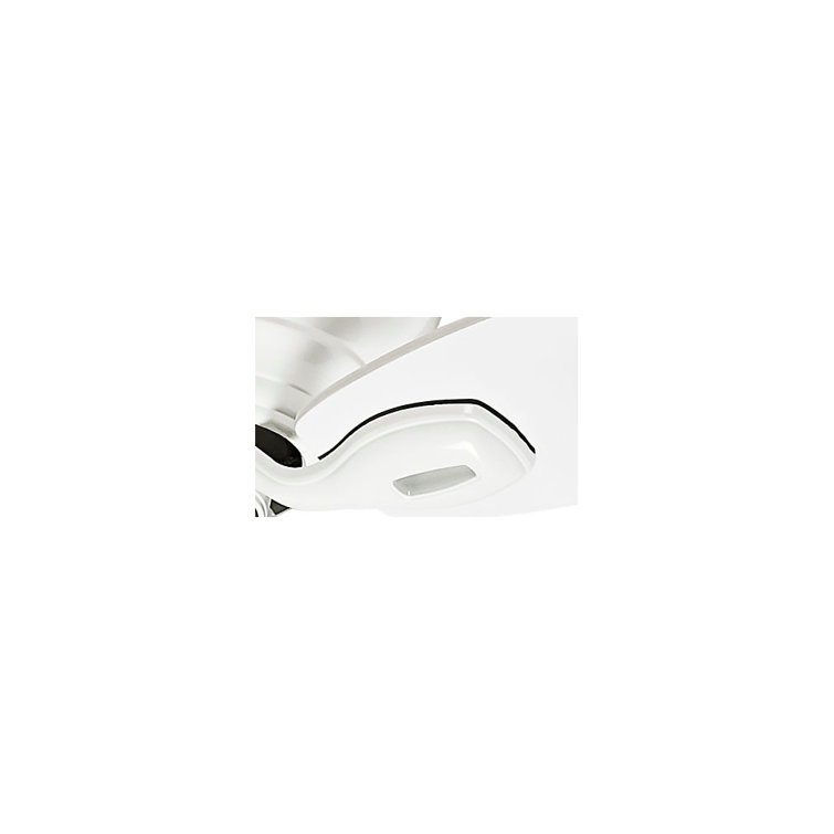 Snow White 54-inch Low Profile Ceiling Fan with 5 Blades