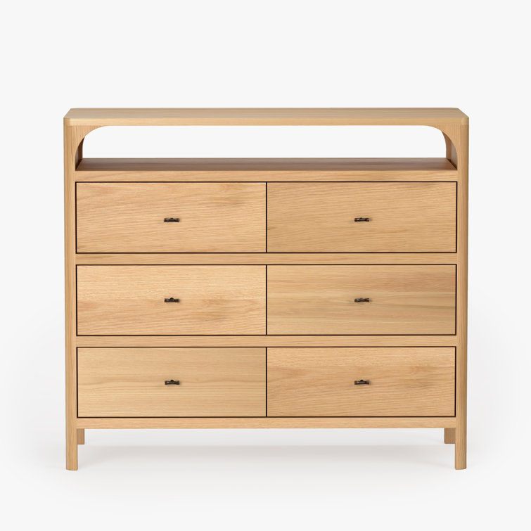 Natural Oak Double Dresser with Soft Close Drawers