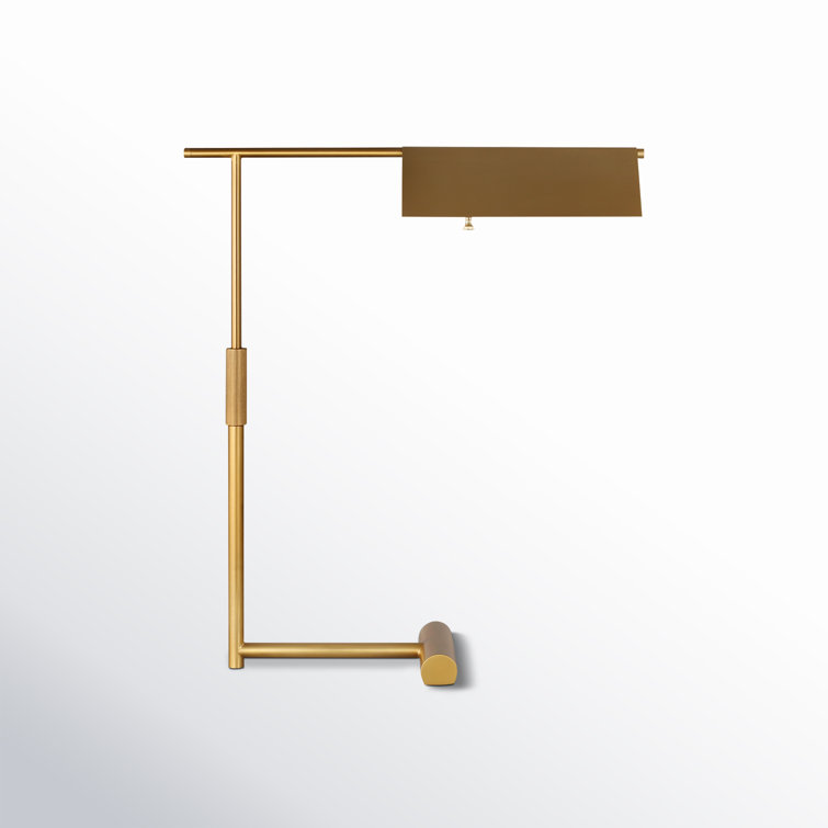 Burnished Brass Adjustable Metal Pharmacy Desk Lamp