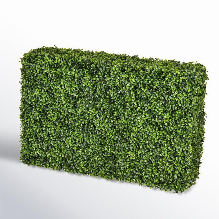 Vickerman 36" Artificial Green Boxwood Hedge for Outdoor Use