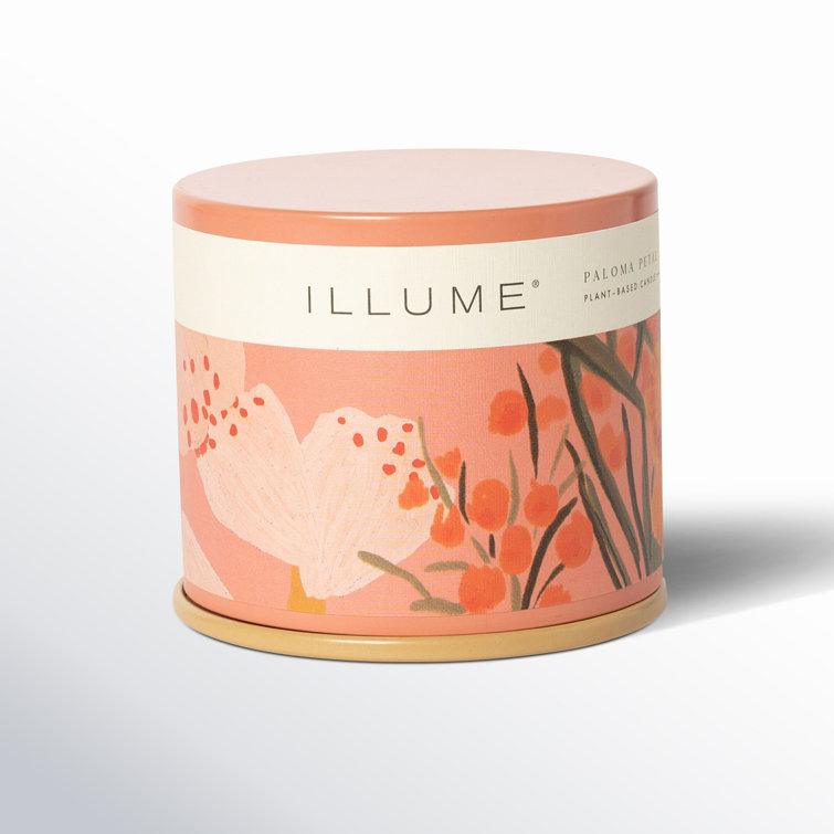 Paloma Petal Pink Soy Scented Candle in Vanity Tin