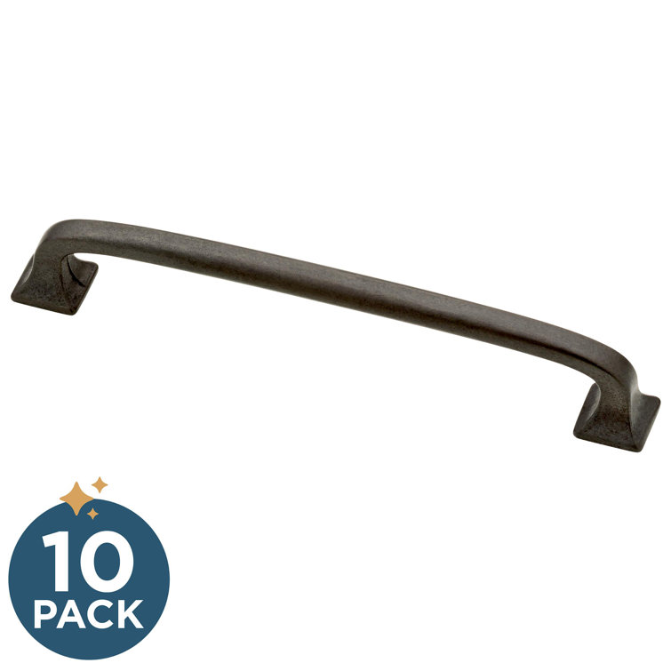 Soft Iron 4" Bar Pull Handles with Mounting Hardware