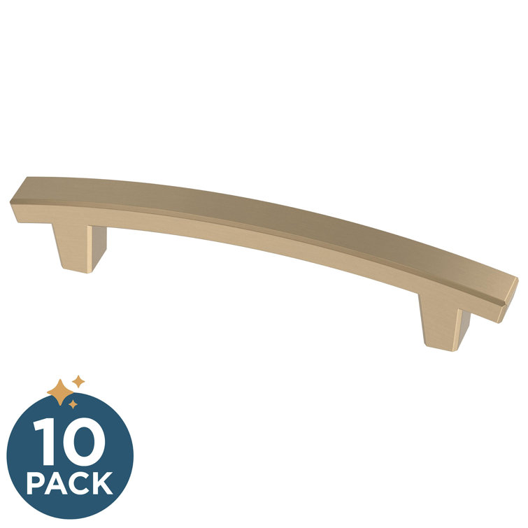 Champagne Bronze 6-3/8" Arch Cabinet Pull with Mounting Hardware