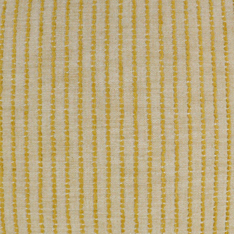 Yellow Striped Rectangular Kids Decorative Throw Pillow