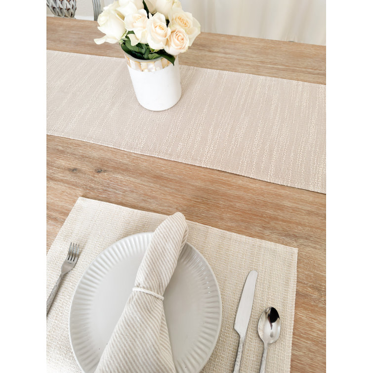Acrylic Striped Rectangle Placemat