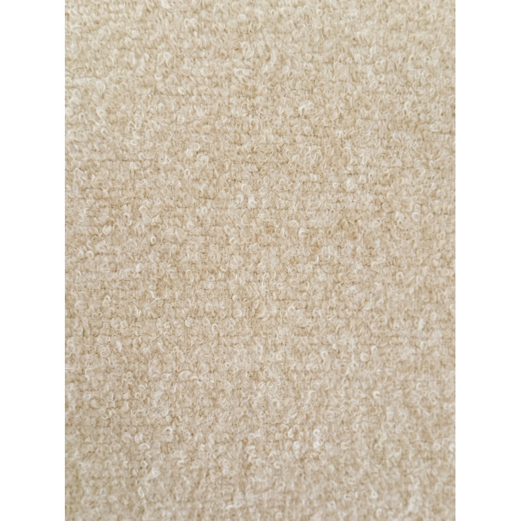 Beige Boucle Indoor Outdoor Table Runner