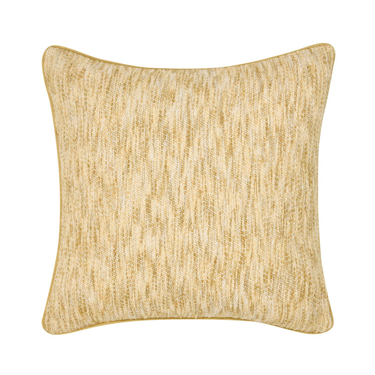Sharma 22" Cedar Green Cotton Blend Throw Pillow