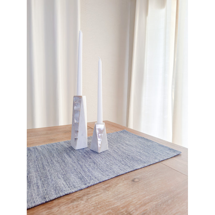 Indigo Plastic Water Resistant Table Runner