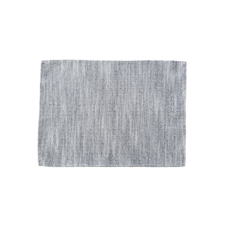 Gray Fabric Rectangle Indoor/Outdoor Placemat