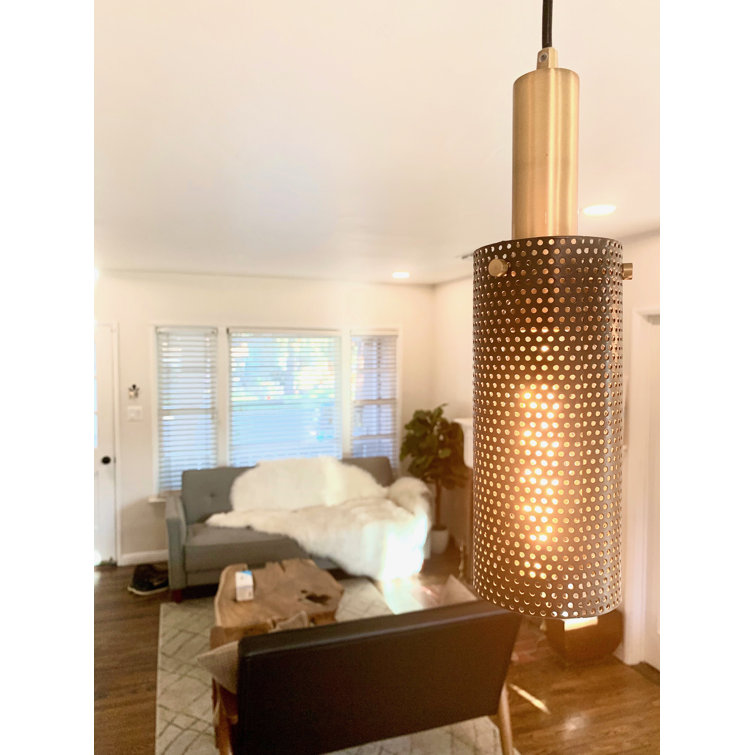 Matte Black and Satin Brass Globe Flush Mount with White Glass Shade