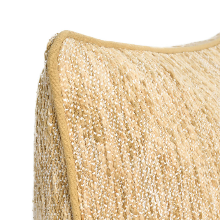 Sharma 22" Cedar Green Cotton Blend Throw Pillow