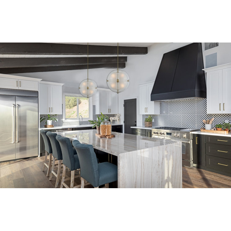 Sussex 22" Polished Nickel Glass LED Pendant Light