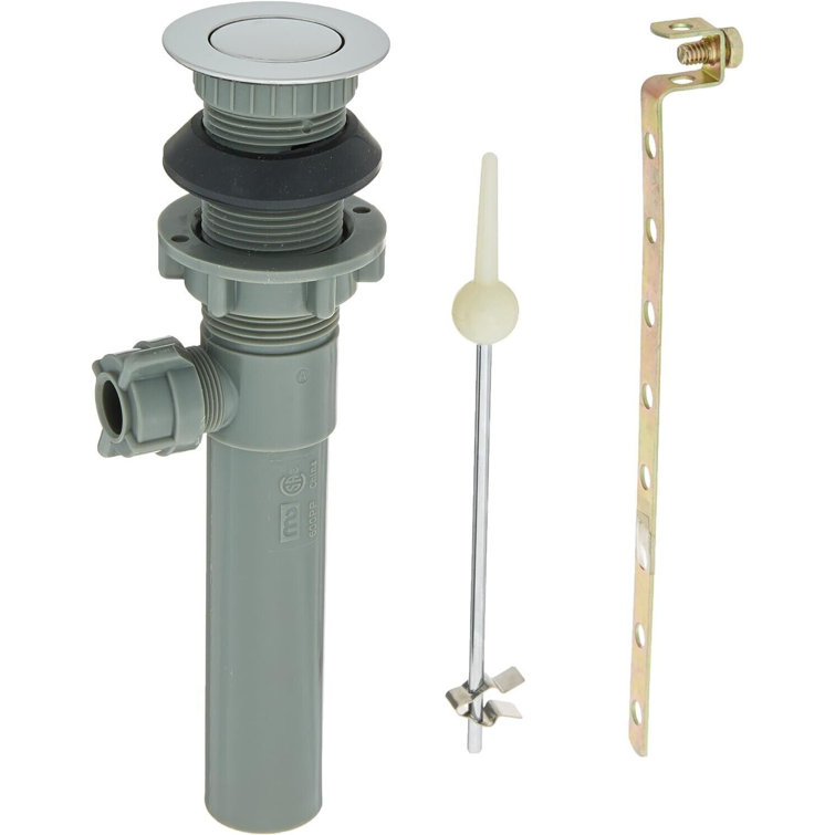 Chrome Traditional Two-Handle Low Arc Bathroom Faucet