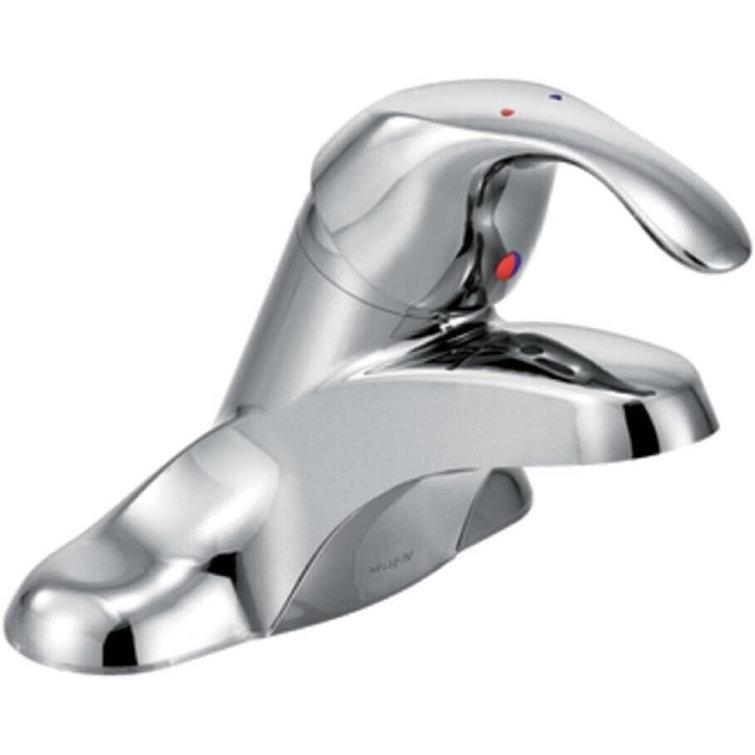 Chrome Single Handle Centerset Bathroom Faucet
