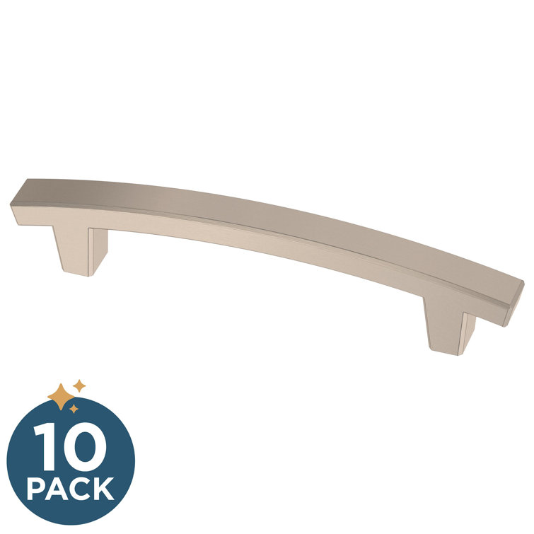 Brushed Nickel 5.39-Inch Cabinet Bar Pull with Mounting Hardware