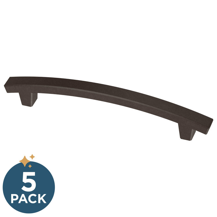 Deep Bronze 4'' Bar Cabinet Pulls with Mounting Hardware