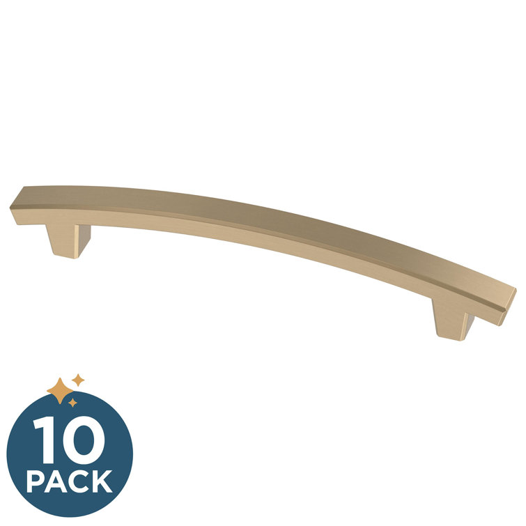 Champagne Bronze 6-3/8" Arch Cabinet Pull with Mounting Hardware