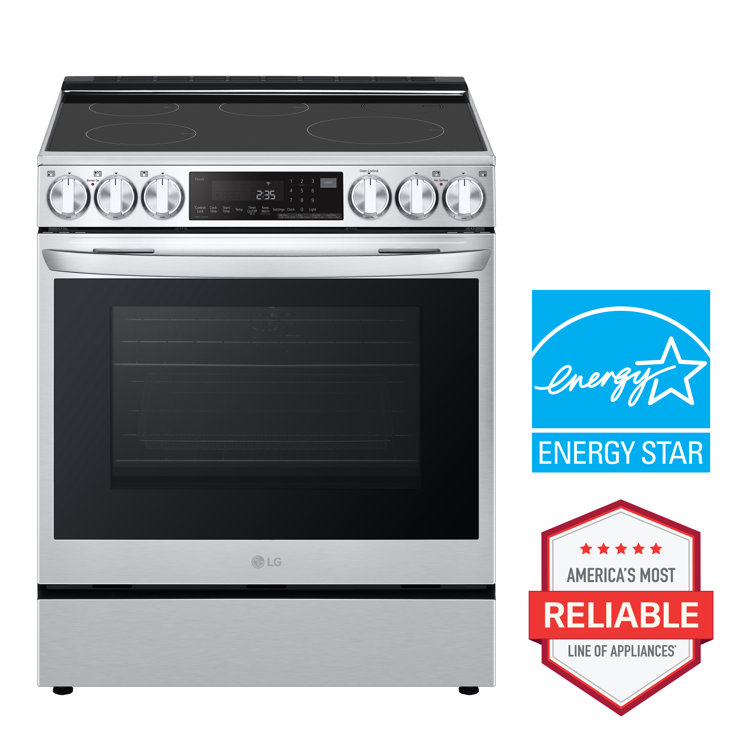 LG 6.3 Cu. Ft. Stainless Steel Smart Induction Range with Convection and Air Fry