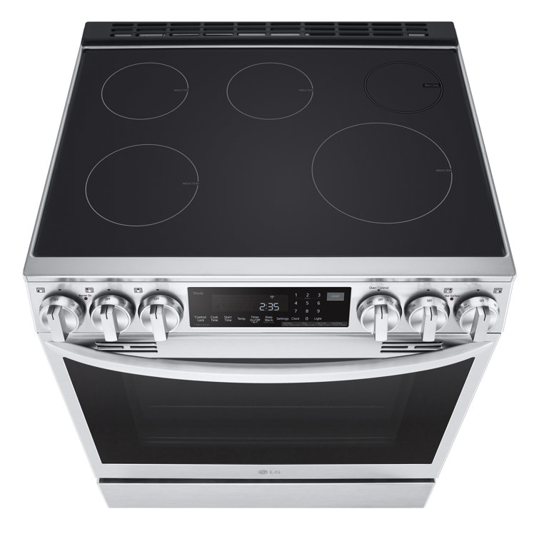 LG 6.3 Cu. Ft. Stainless Steel Smart Induction Range with Convection and Air Fry