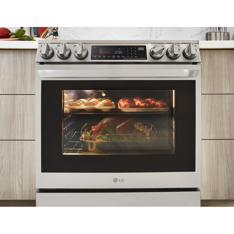 LG 6.3 Cu. Ft. Stainless Steel Smart Induction Range with Convection and Air Fry