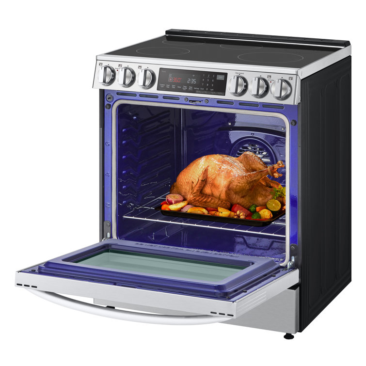 LG 6.3 Cu. Ft. Stainless Steel Smart Induction Range with Convection and Air Fry