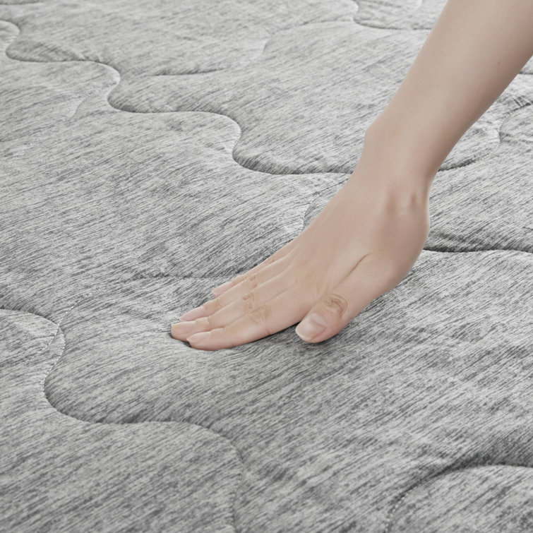 Gray Cooling Touch Reversible Knitted Throw Blanket