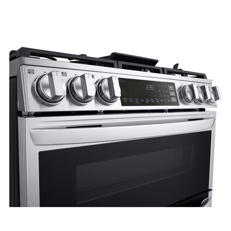 30 Inch Stainless Steel Smart Dual-Fuel Double Oven Range