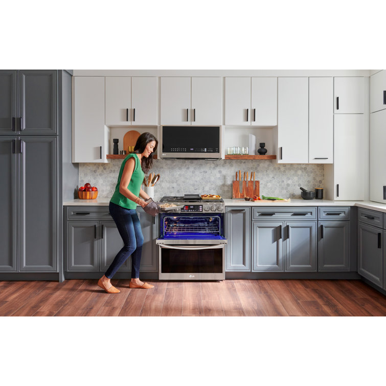 30 Inch Stainless Steel Smart Dual-Fuel Double Oven Range