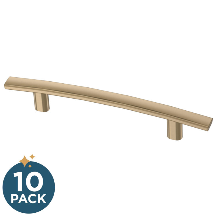 Champagne Bronze 3.75" Bar Cabinet Pulls with Mounting Hardware