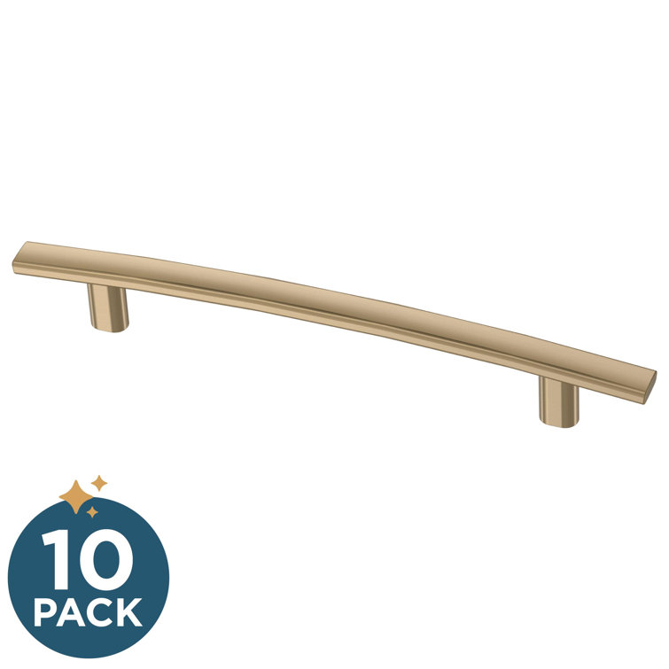 Champagne Bronze 3.75" Bar Cabinet Pulls with Mounting Hardware