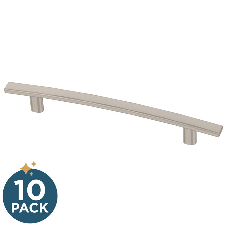 Satin Nickel Subtle Arch Cabinet Bar Handle Pulls Multipack