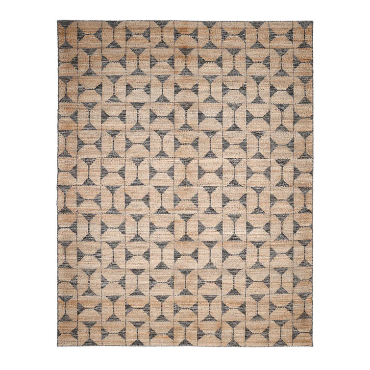 Transitional Handmade Flatweave Runner Rug in Black and Brown