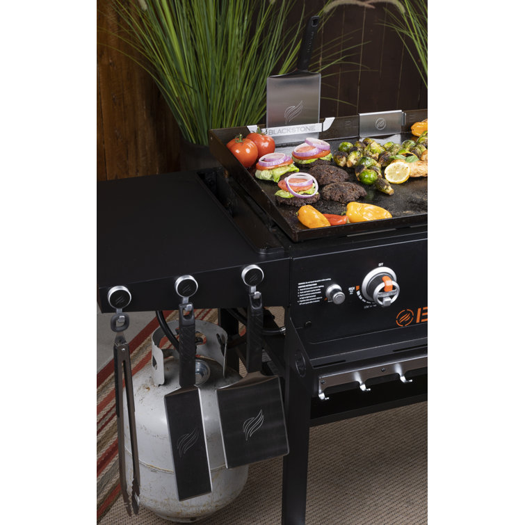 Blackstone Gray Stainless Steel Griddle Tool Holder Set