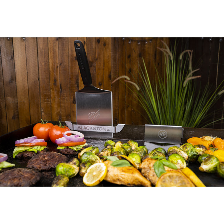 Blackstone Gray Stainless Steel Griddle Tool Holder Set