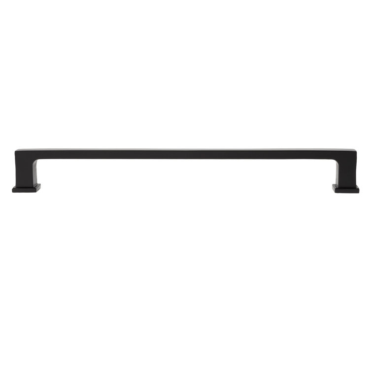 Chelsey Matte Black 8" Rectangular Bar Pull Multipack