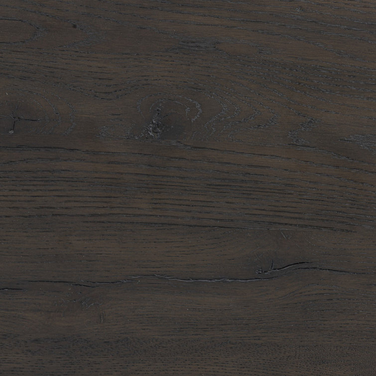 Alessio Smoked Black Oak Sideboard with Grid Pattern