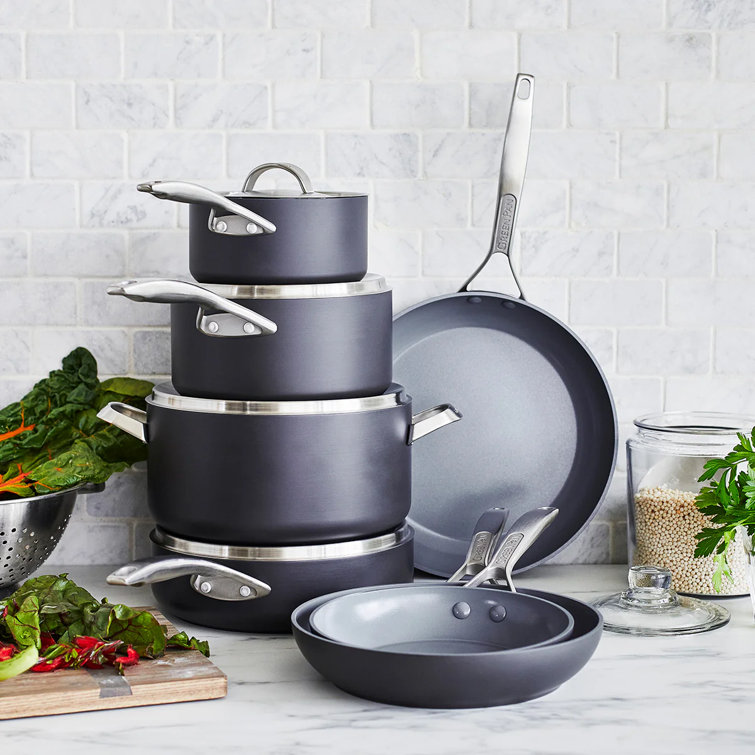 GreenPan Paris Pro 11-Piece Hard Anodized Non-Stick Cookware Set