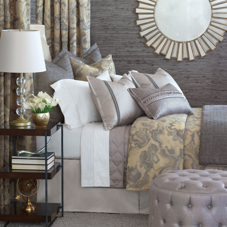 Amal Full Cotton Blend Glam Duvet Cover Set