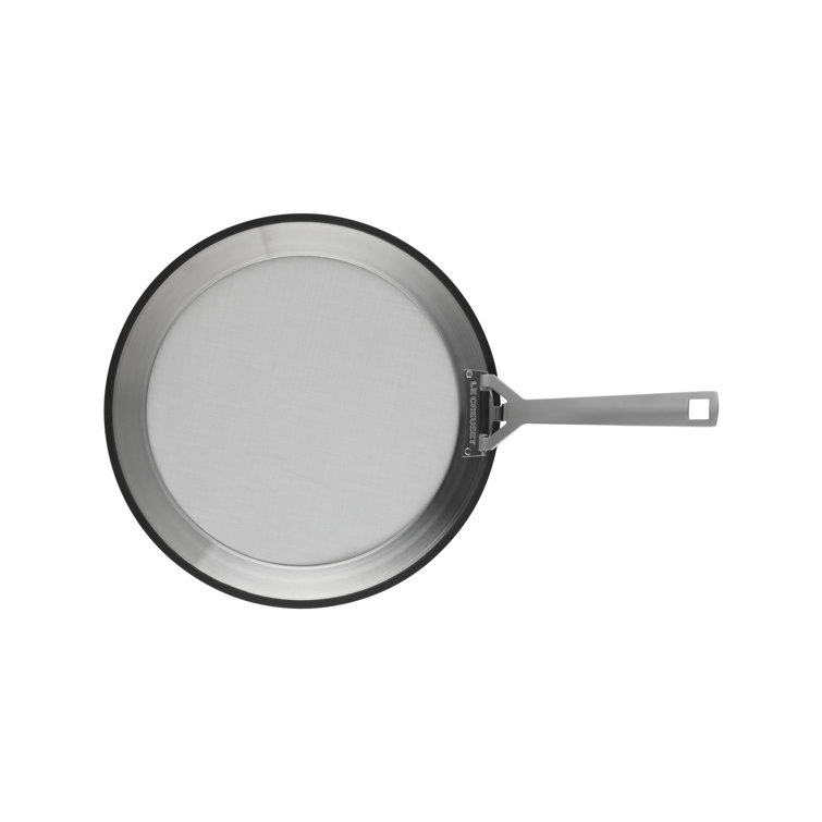 Stainless Steel Splatter Guard with Silicone Trim, 12.25"