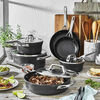 Zwilling Motion 10-Piece Black Aluminum Nonstick Cookware Set