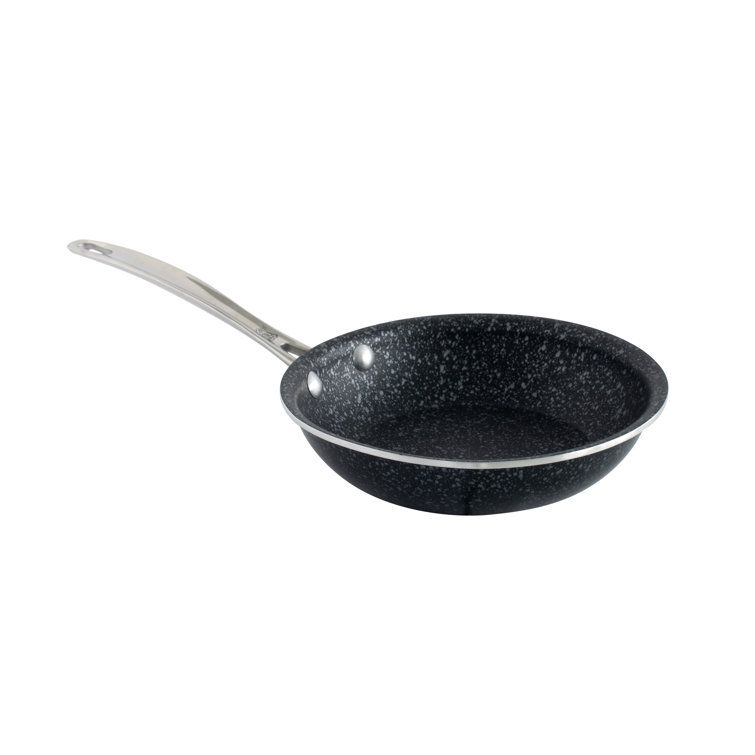 Nordic Ware 8" Black Aluminum Saute Skillet with Ceramic Coating
